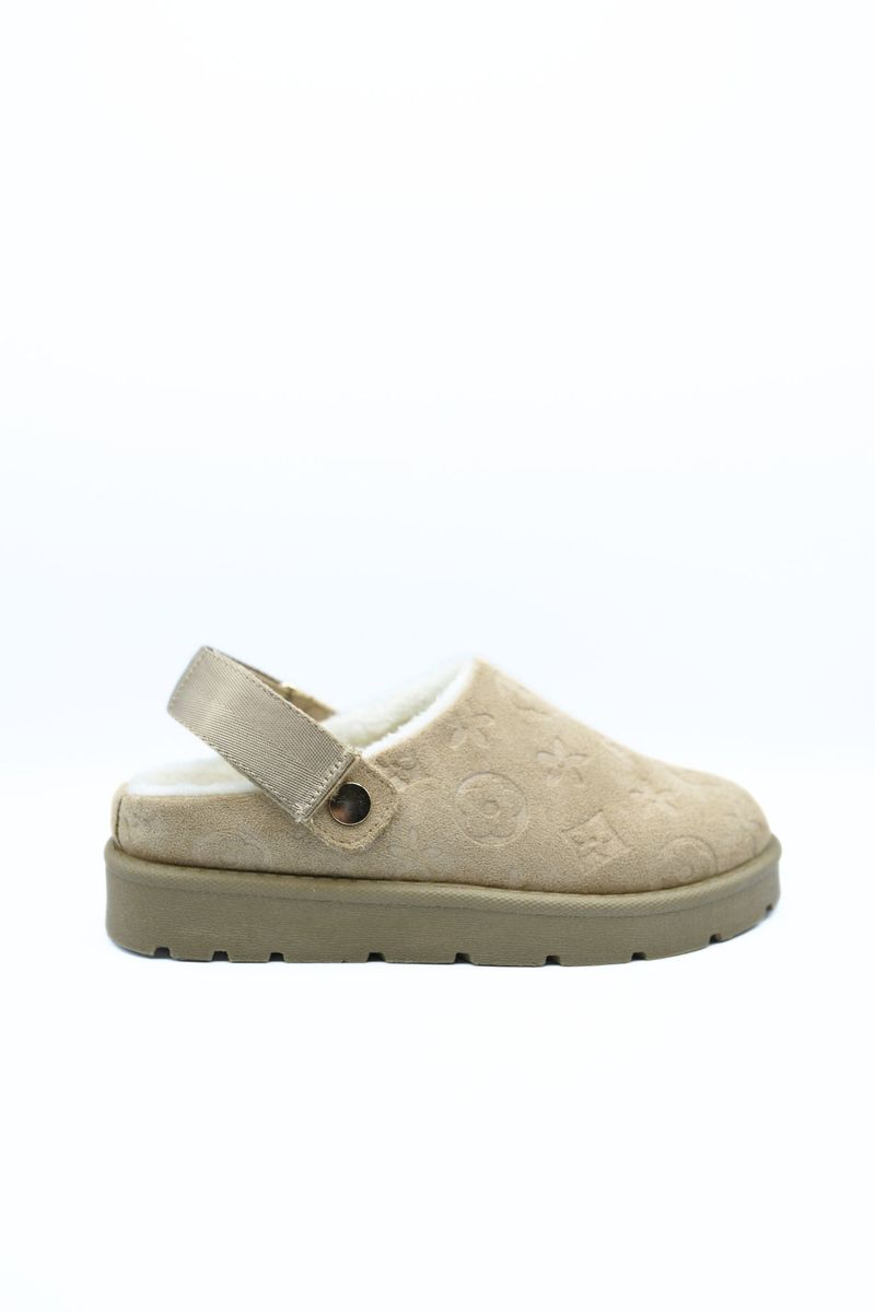 Printed Sling Back Platform Clogs