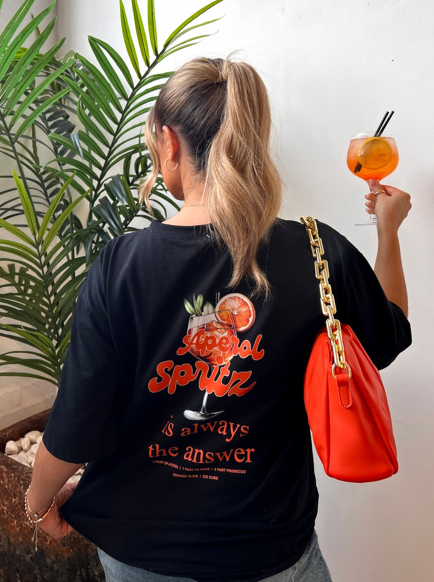 Aperol Spritz Cocktail Graphic Top