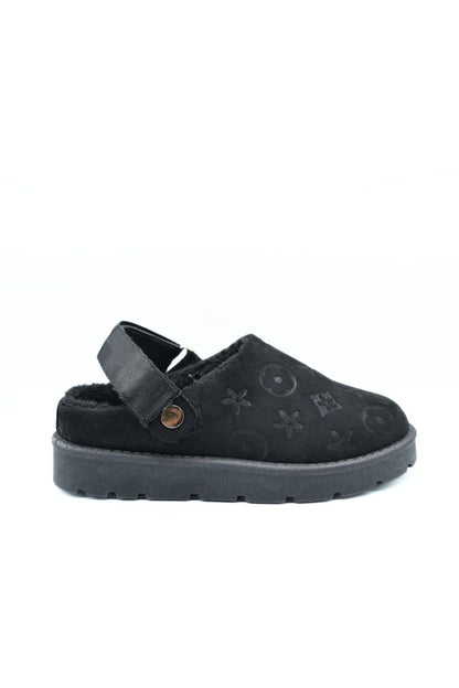 Printed Sling Back Platform Clogs